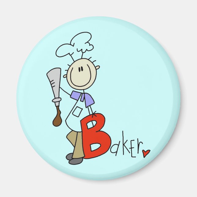 B is for Baker Magnet (Front)