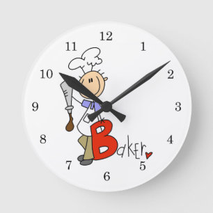 B is for Baker Round Clock