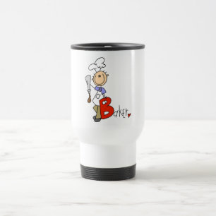 B is for Baker Tshirts and Gifts Travel Mug