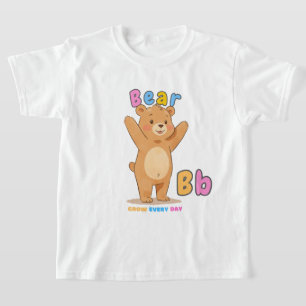 “B is for Bear” Alphabet Tee – Grow Every Day