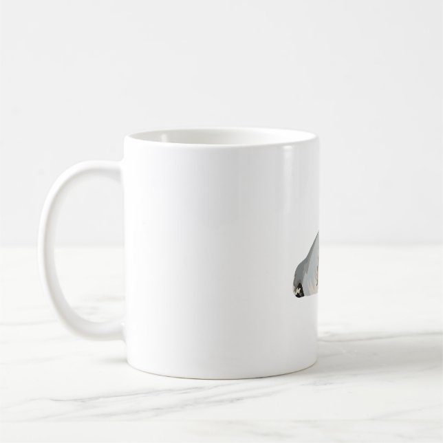 B is for Bearded Seal Coffee Mug (Left)