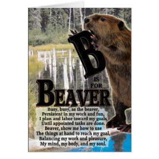 B is for BEAVER