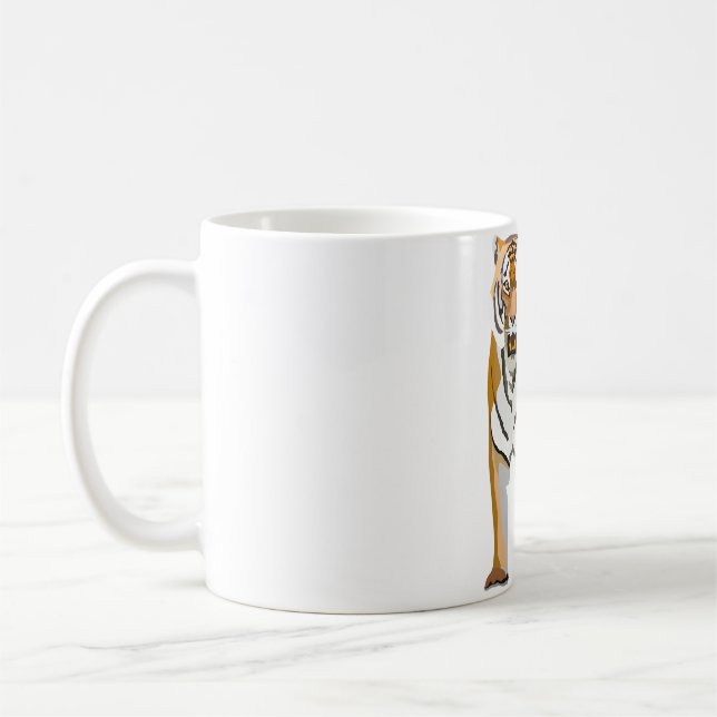 B is for Bengal Tiger Coffee Mug (Left)