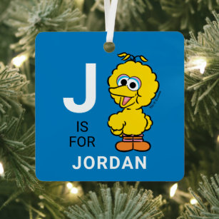 B is for Big Bird   Add Your Name Ceramic Ornament