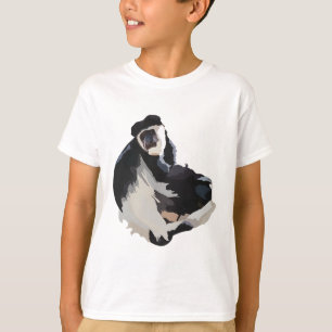 B is for Black and White Colobus T-Shirt