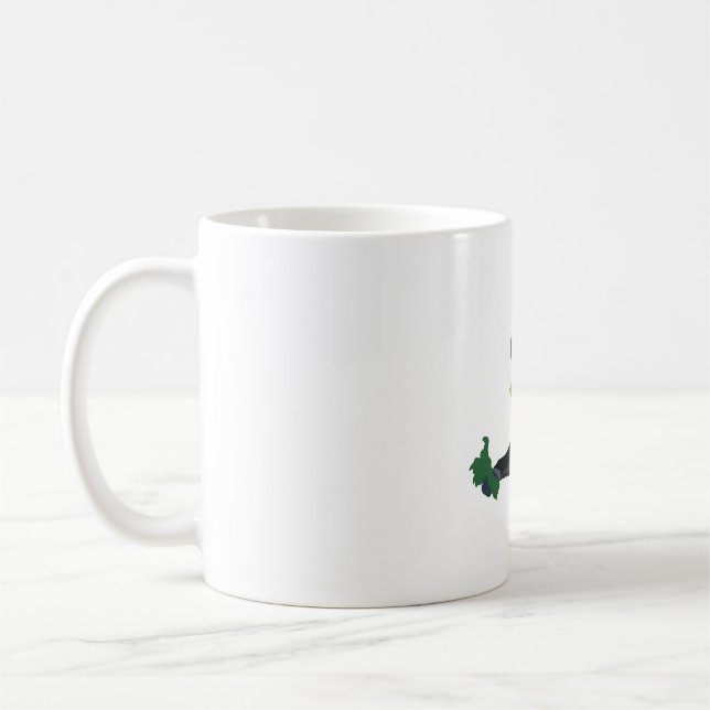 B is for Black Handed Spider Monkey Coffee Mug (Left)