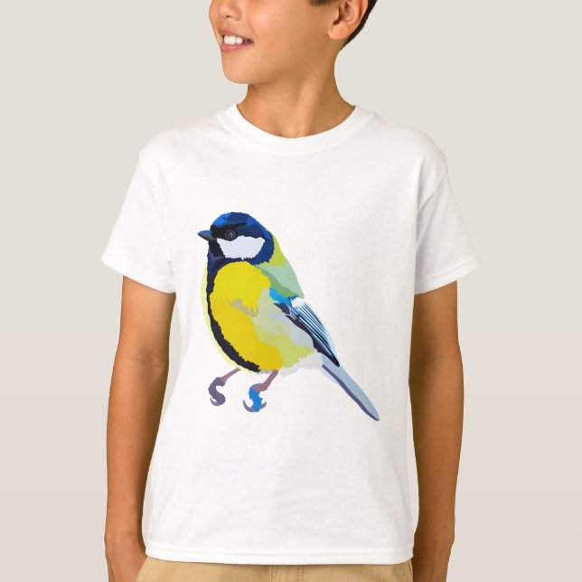 B is for Blue Tit  T-Shirt (Front)