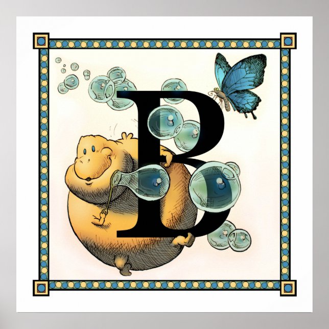 B is for Blug Poster (Front)