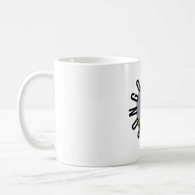 B is for Bongo Keeper Coffee Mug (Left)