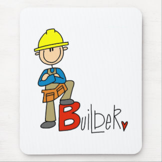 B is for Builder Mouse Pad
