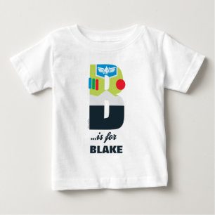 B is for Buzz   Add Your Name Baby T-Shirt