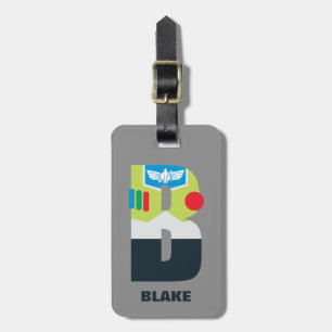B is for Buzz   Add Your Name Luggage Tag