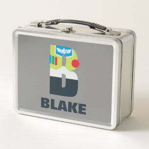 B is for Buzz Add Your Name Metal Lunch Box