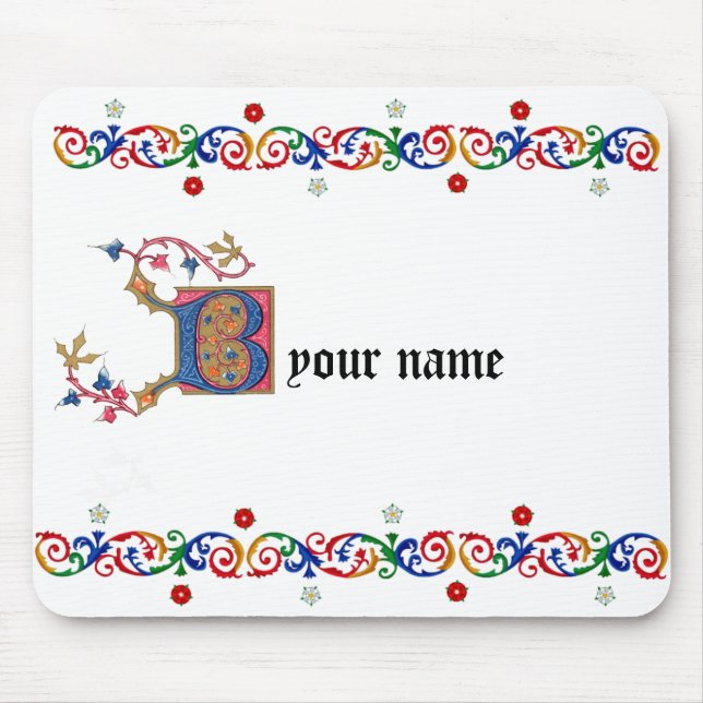 B medieval Mousepad (Front)