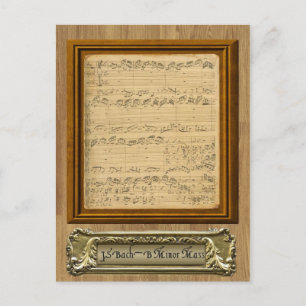 B Minor Mass Postcard