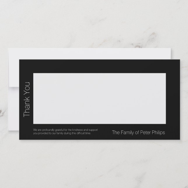 B Modèle Sympathy Merci Ajouter l'image préférée (Devant)