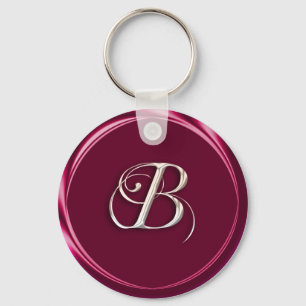 B-monogram Keychain