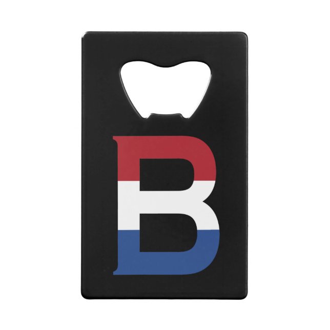 B Monogramme superposé sur le drapeau NLD sur le b (Devant)