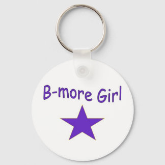 B-more Girl star keychain