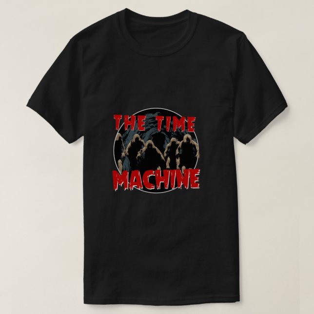B-Movie Monsters - The Time Machine Classic  T-Shirt (Design Front)