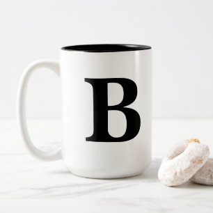 "B" mug