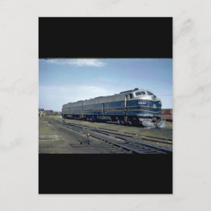 B&O EMD E-8Aw/A set #1451_Trains Postcard