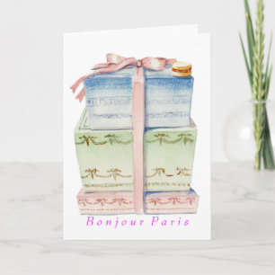 B o n j o u r  P a r i s notecard