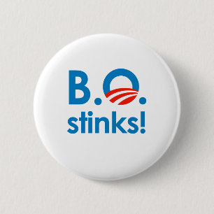 B.O. Stinks / Anti-Obama 2 Inch Round Button