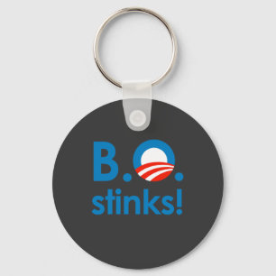 B.O. Stinks / Anti-Obama Keychain