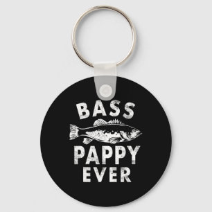 B Pappy Ever Fishing Gifts Pappy Father's Day Keychain