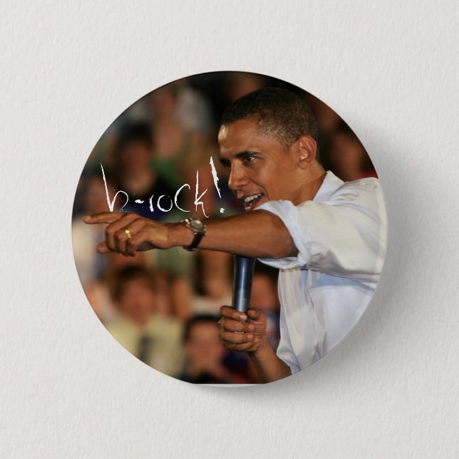 b-rock! 2 inch round button (Front)