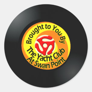 B Side 1 Classic Round Sticker