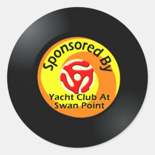 "B" Side 5 Classic Round Sticker