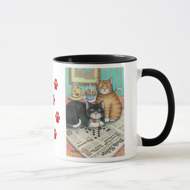 B & T # 12 Crossword Mug (Right)