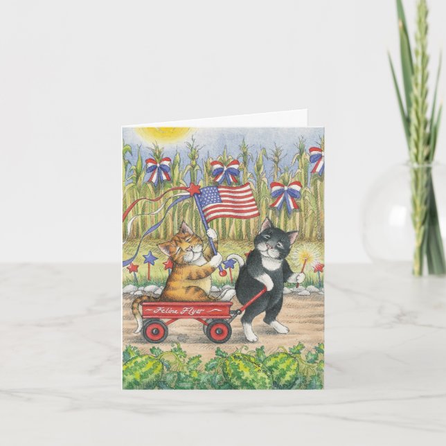 B & T #19 July 4th Note Card (Front)