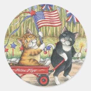 B & T #19 Patriotic Stickers