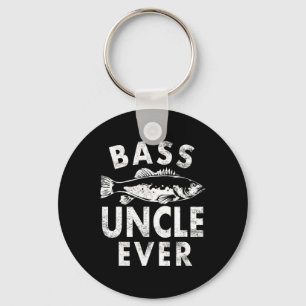 B Uncle Ever Fishing Gifts Uncle Father's Day Keychain