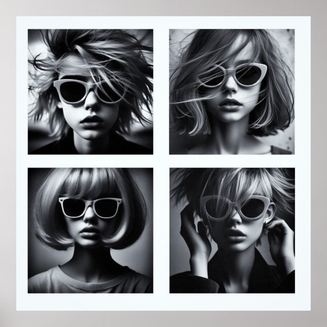 B&W AI POSTER FILLES (Devant)