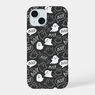 B&W Cute Doodle Halloween Motif