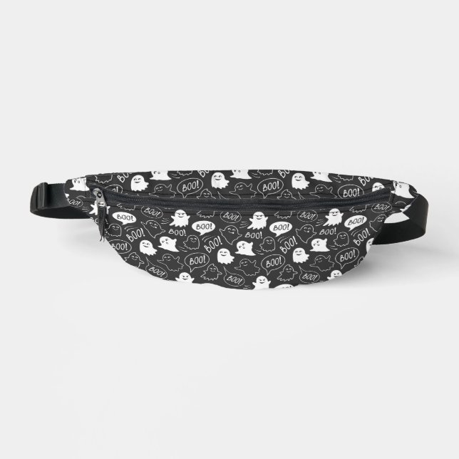 B&W Cute Doodle Halloween Motif (Recto)