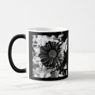 B&W Flower Photo Magic Mug