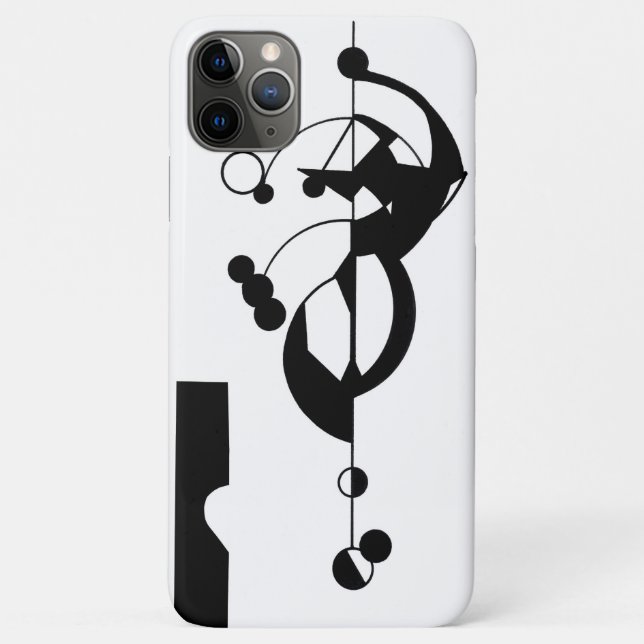 B&W Geo Design iPhone 11 Pro Max Case (Back)