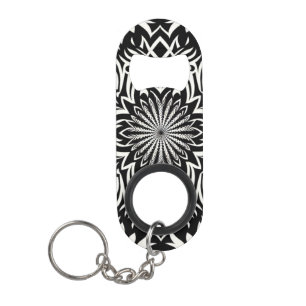 B&W Harmony Keychain Bottle Opener