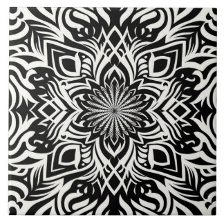 B&W Harmony (without border) Tile