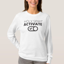 B/W Holy Spirit Activate Icon Gospel Graphics Gosp