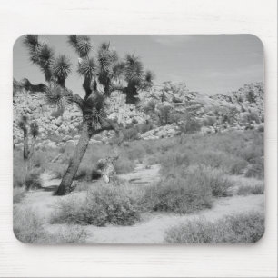 B&W Joshua Tree National Park 3 Mouse Pad