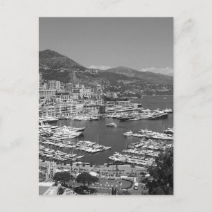 B&W Monaco Postcard