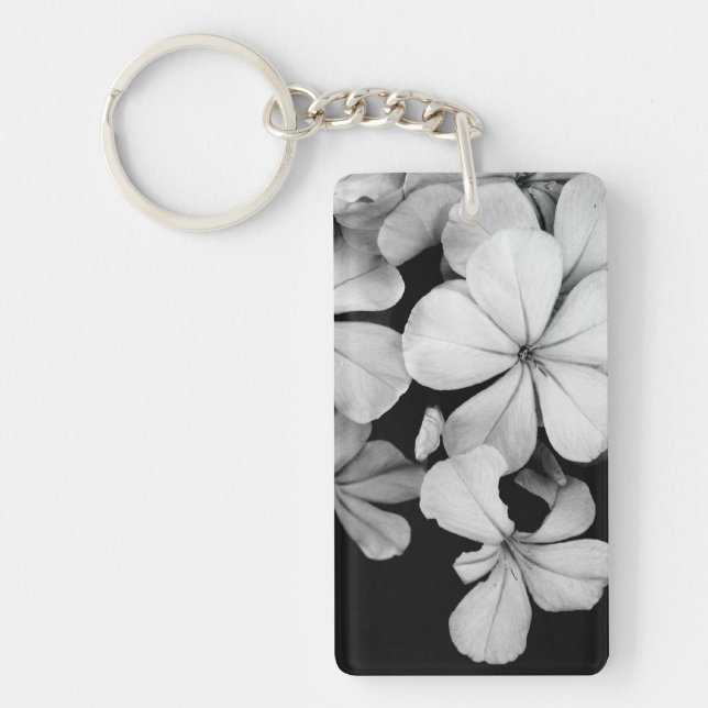b&w postcard keychain (Front)