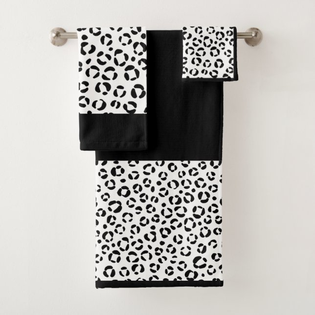 B&W Poster de animal Sherpa Blanket (En situation)