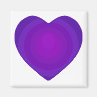 B&W Purple Hearts Beating